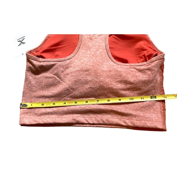 Sports Bra Small Xersion ginger spice low compression nwt removable bra cups - Picture 11 of 16
